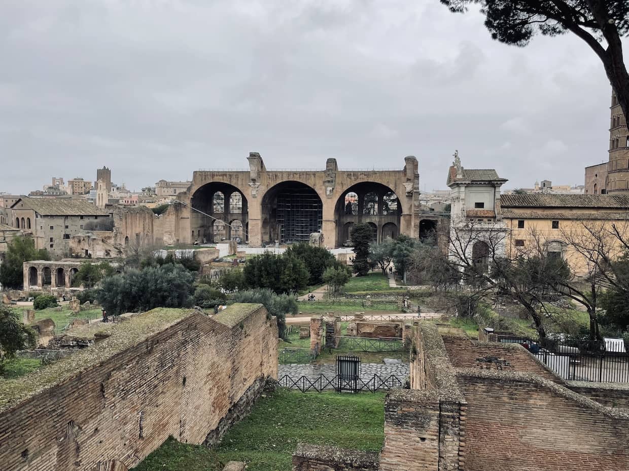 Photographie du lieu : Forum romain